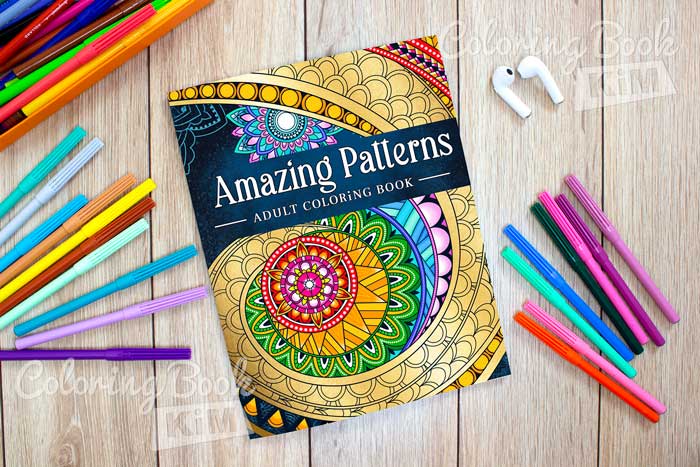 Download Amazing Patterns Adult Coloring Book Stress Relieving Mandala Style