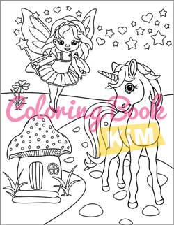 Unicorn Coloring Book - Cute Unicorns for Coloring for Kids